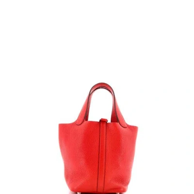 Pre-owned Hermes  Hermes Picotin Lock Bag Clemence Pm