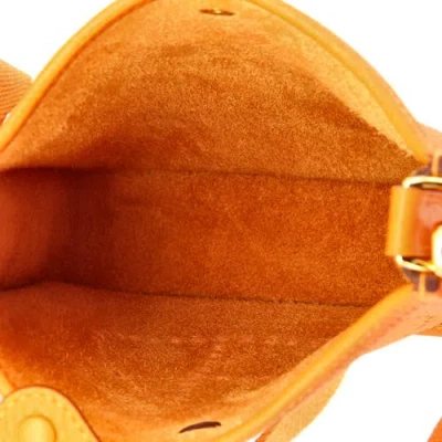 Pre-owned Hermes  Hermes Evelyne Bag Gen Iii Clemence Tpm In Orange