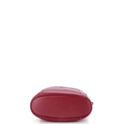 Pre-owned Hermes  Hermes Sac Good News Bag Leather Pm In Red