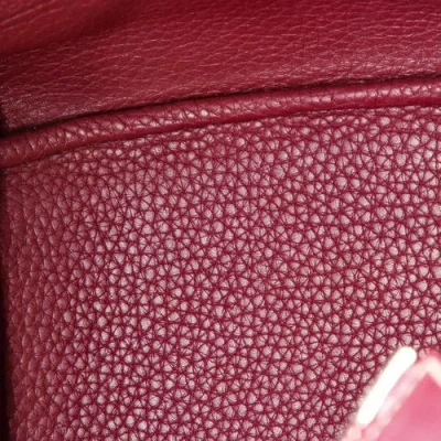 Pre-owned Hermes  Hermes Sac Good News Bag Leather Pm In Red