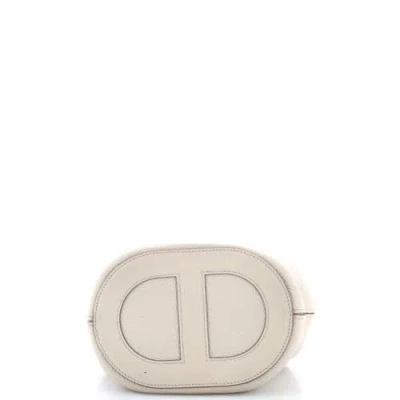 Pre-owned Hermes  Hermes In-the-loop Bag Clemence With Swift 18 In Gray