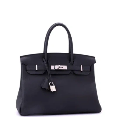 Pre-owned Hermes  Hermes Birkin Handbag Grey Togo With Palladium Hardware 30 In Gray