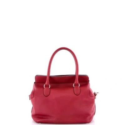 Pre-owned Hermes  Hermes Toolbox Bag Swift 26 In Red