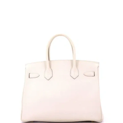 Pre-owned Hermes  Hermes Birkin Handbag Light Epsom With Gold Hardware 30 In Brown