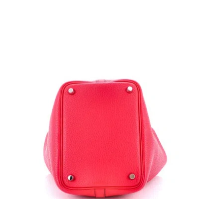 Pre-owned Hermes  Hermes Eclat Picotin Lock Bag Clemence With Swift Pm