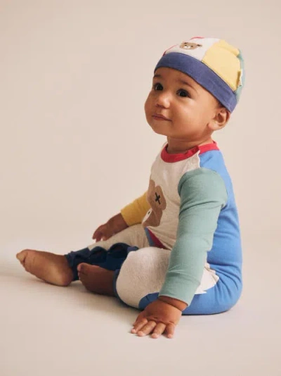 Huxbaby Huxbear Romper & Hat Set In Gray