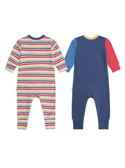 Huxbaby Hux Romper 2 Pack Set In Multi