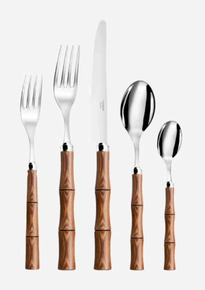 Capdeco Byblos 5 Piece Place Setting In Brown