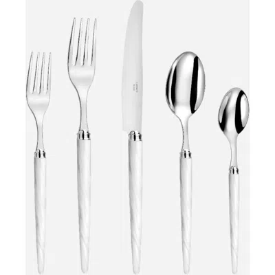 Capdeco Tang 5 Piece Place Setting In White