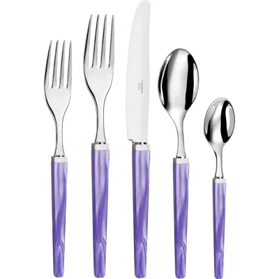 Capdeco Quio 5 Piece Place Setting In Purple