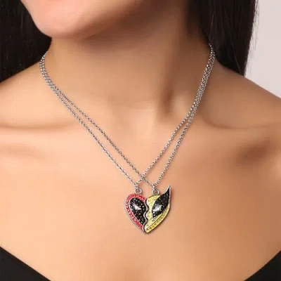 Marvel Deadpool And Wolverine Necklace, Set Of 2, 16+3 In Metallic