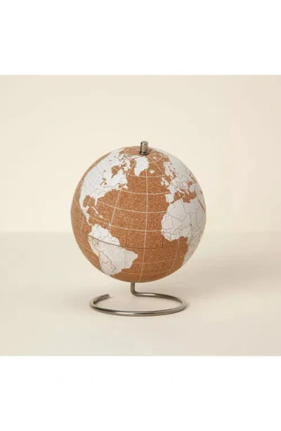 Suck Uk World Traveler's Cork Globe In Brown