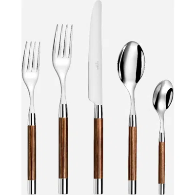 Capdeco Conty 5 Piece Place Setting In Brown
