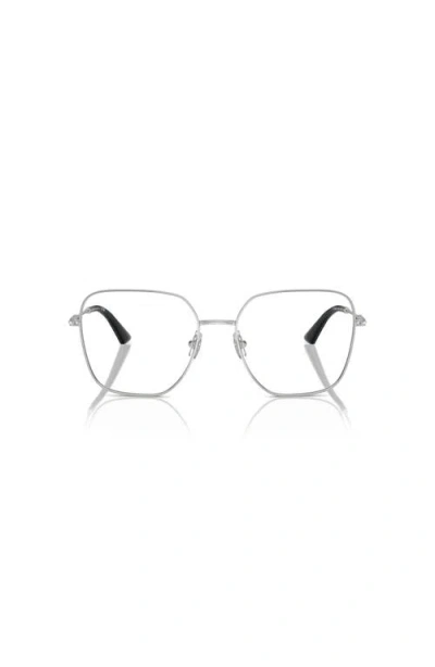 Jimmy Choo 55mm Square Optical Glasses In White
