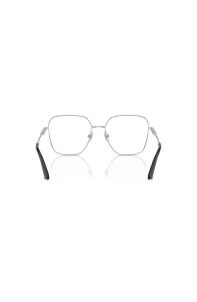 Jimmy Choo 55mm Square Optical Glasses In White