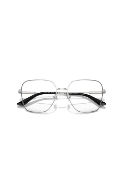 Jimmy Choo 55mm Square Optical Glasses In White
