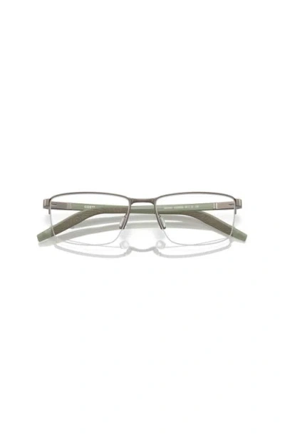 Costa 57mm Rectangle Optical Glasses In Green