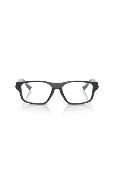 Ferrari 54mm Rectangle Optical Glasses In Gray