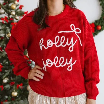 Sweet Wink Sweater In Red