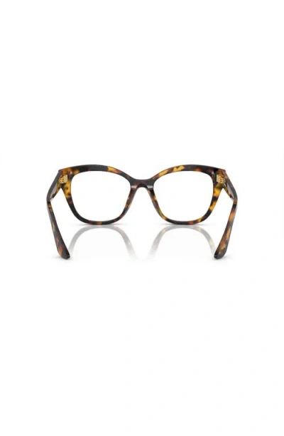 Miu Miu 54mm Square Optical Glasses In Brown