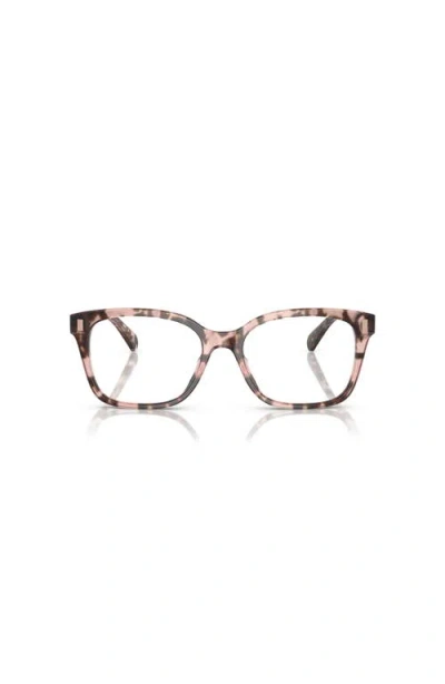 Ralph 53mm Rectangle Optical Glasses In Pink