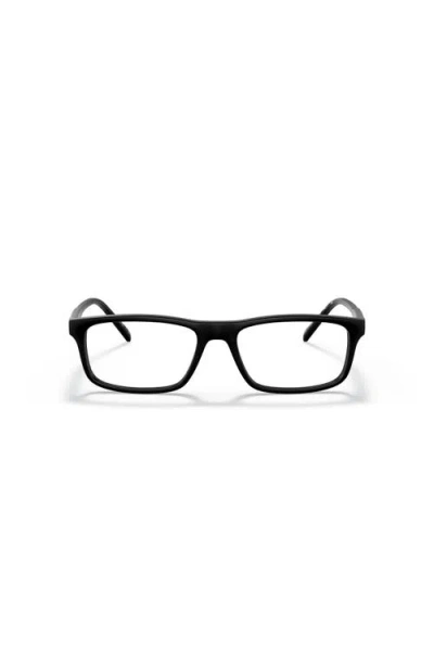 Arnette 52mm Rectangle Optical Glasses In Black