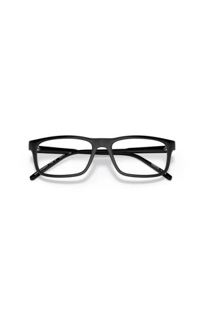 Arnette 52mm Rectangle Optical Glasses In Black