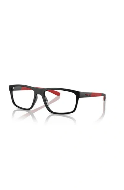 Arnette 54mm Rectangle Optical Glasses In Black