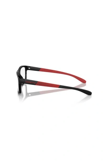 Arnette 54mm Rectangle Optical Glasses In Black