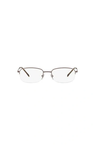 Sferoflex 52mm Oval Optical Glasses In Gold