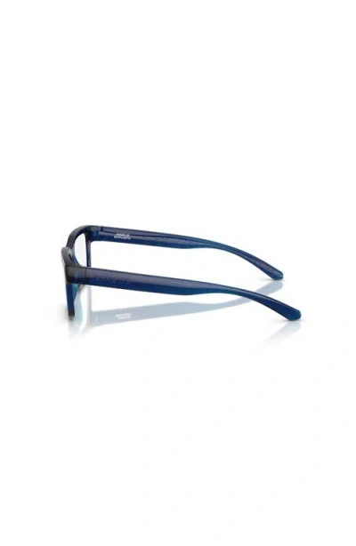 Arnette 49mm Rectangle Optical Glasses In Blue
