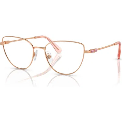 Swarovski 53mm Cat Eye Optical Glasses In Neutral