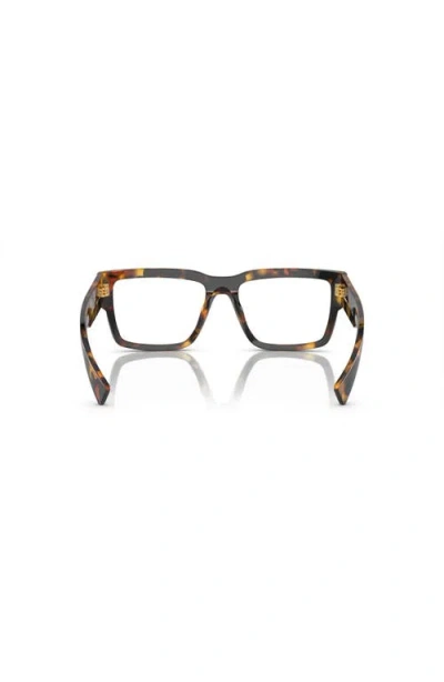 Miu Miu 54mm Rectangle Optical Glasses In Brown