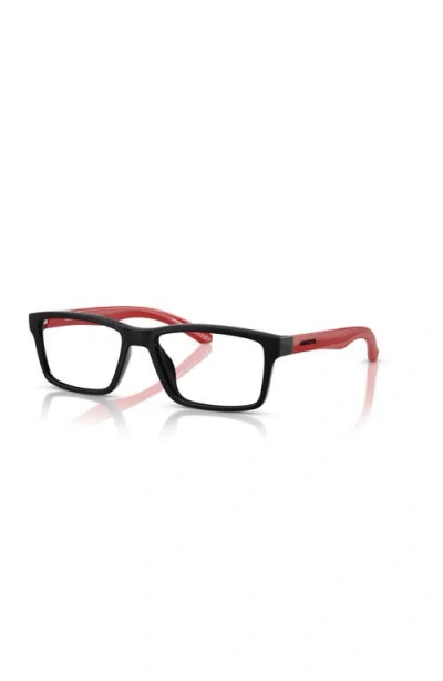 Arnette 52mm Rectangle Optical Glasses In Black