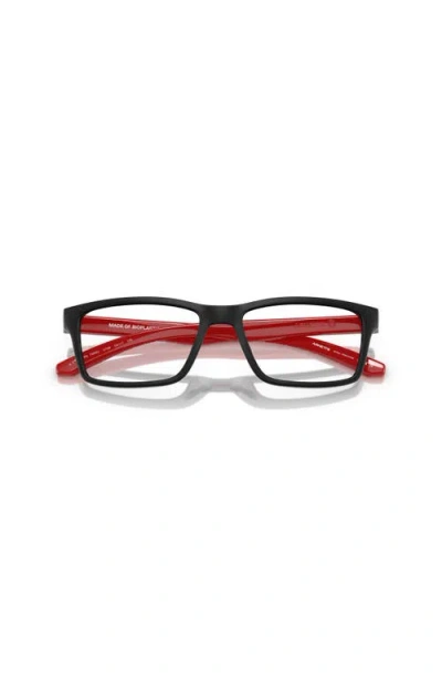 Arnette 52mm Rectangle Optical Glasses In Black
