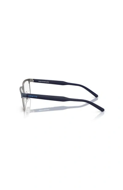 Arnette 54mm Rectangle Optical Glasses In Blue