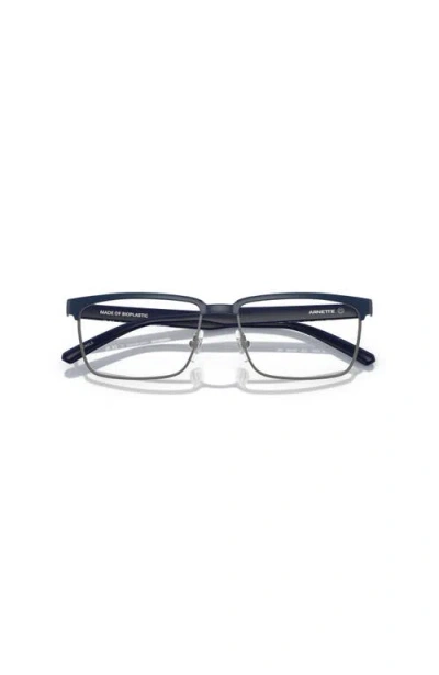 Arnette 54mm Rectangle Optical Glasses In Blue
