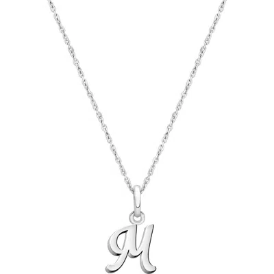 Tiny Blessings Girls' Sterling Silver Initial 13-14 Necklace - Children In Metallic