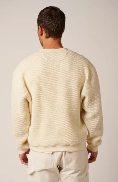 Leisure Lab Niseko Wool Crewneck In White