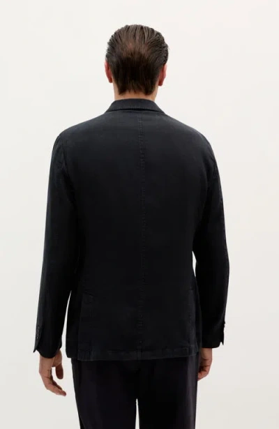 Scalpers Double Breasted Blazer In Blue