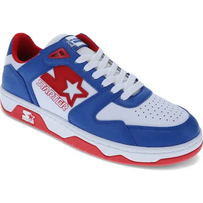 Starter Mens Breakaway 88 Low Vegan Synthetic Leather Casual Lowtop Sneaker Shoe In Multi