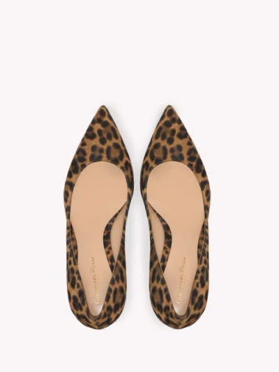 Gianvito Rossi 85mm Gianvito Leopard Suede Pointed-toe Pumps In Animal Print
