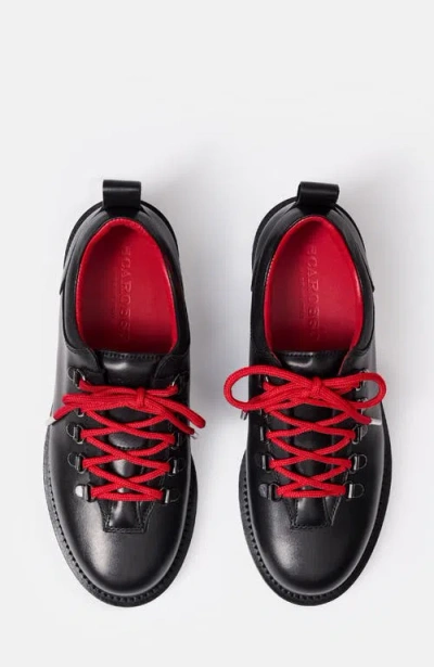 Scarosso Cora Lace-up Boots In Black