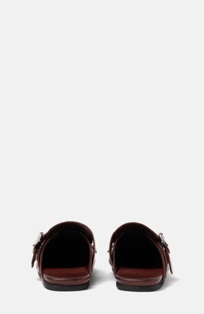 Scarosso Gemma Fringed Mule Flat Shoes In Multi