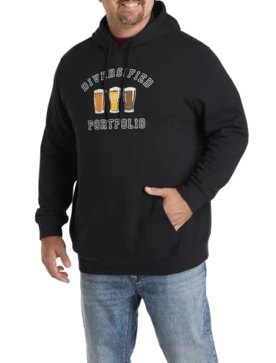 Life Is Good Big & Tall Diversified Hoodie In Black
