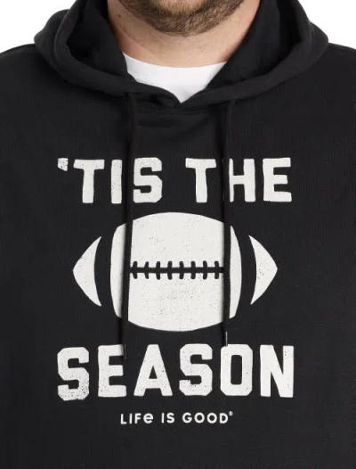 Life Is Good Big & Tall Tis The Season Hoodie In Black
