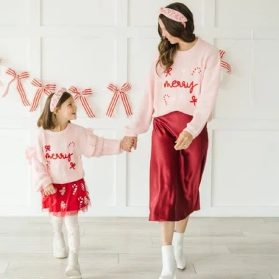 Sweet Wink Sweater In Pink