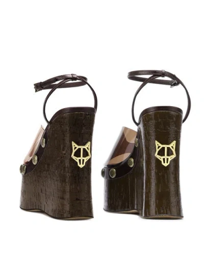 Naked Wolfe Tiger Lilly Heel In Brown