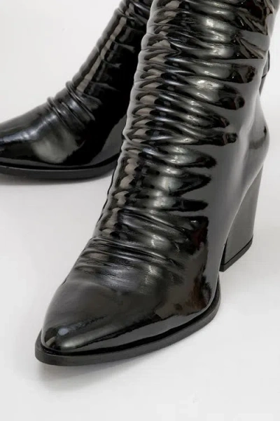 Prologue Shoes Laval Back-zip Block Heel Boot In Multi