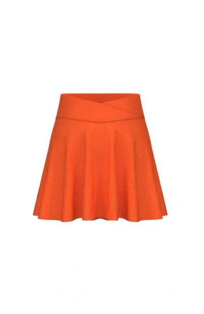 Vitality Cloud Ii Crossover Skort In Orange